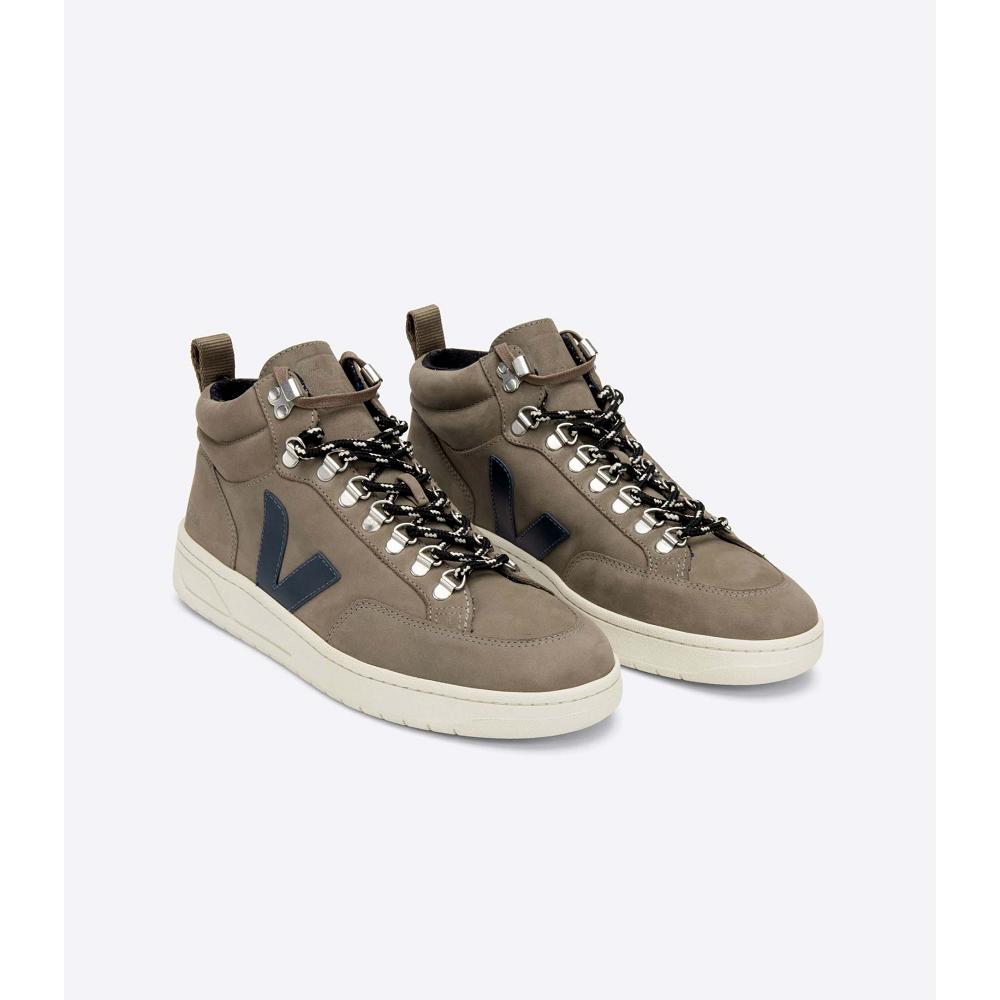 Men's Veja RORAIMA NUBUCK High Tops Taupe | ZA 111YXF